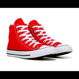 Red High Top Converse